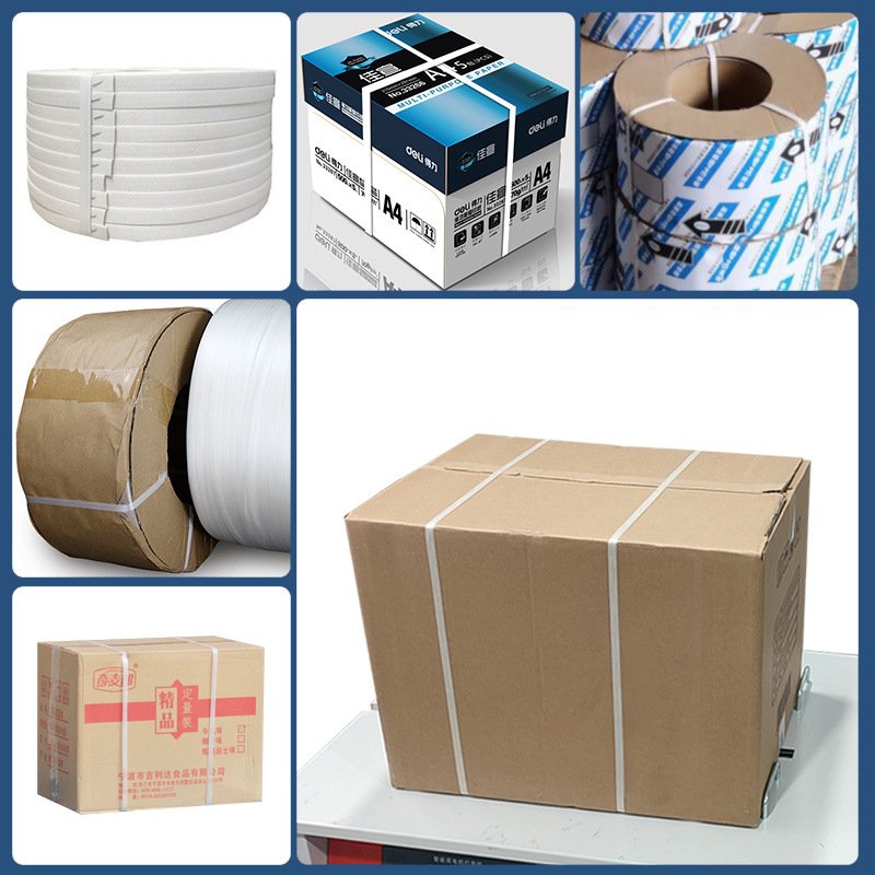 SJB High Speed Automatic Clothes Pipes Banding Strapping Machine With Plastic Band 9 -15 Mm for Sale