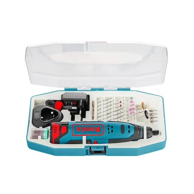 Ronix 8102K 12V Cordless Mini Grinder set Professional Rotary Tools Kit with 50pcs accessories
