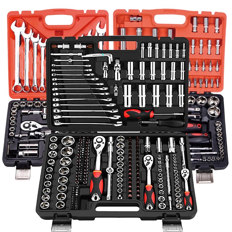 Car Mechanics auto repair Herramientas Kit Spanner Tools set box Hand Tools socket wrench set tool kit socket sets