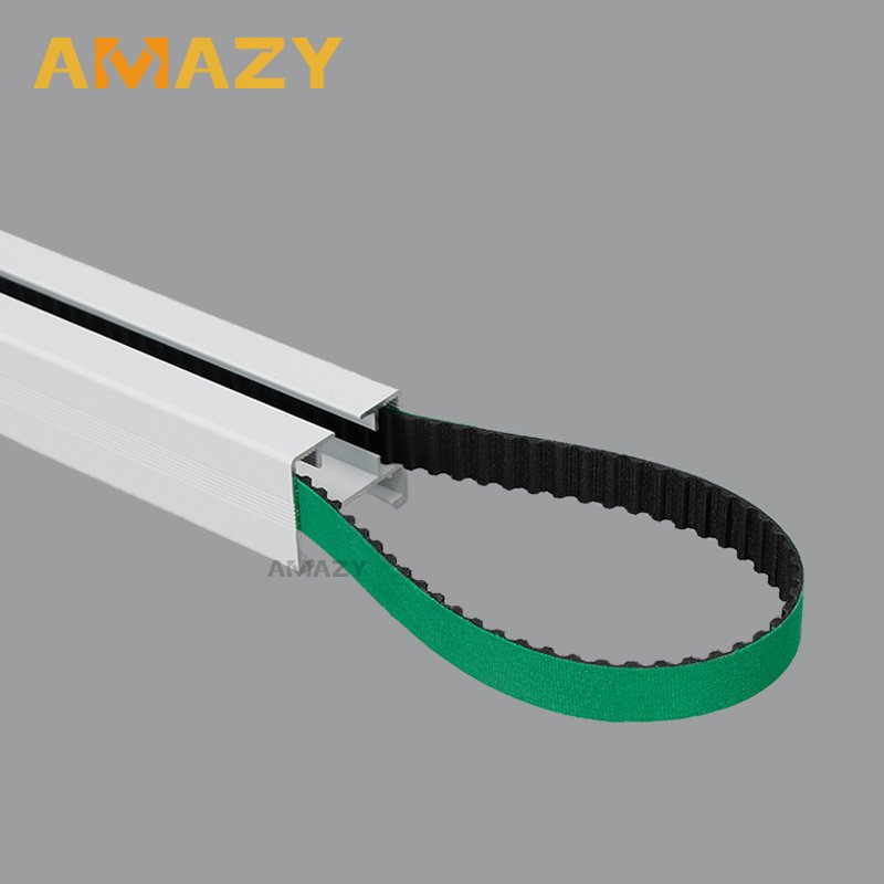 Stock Available Modern Electric Curtain Track Conveyor Belt Silent Rubber Track Belt
