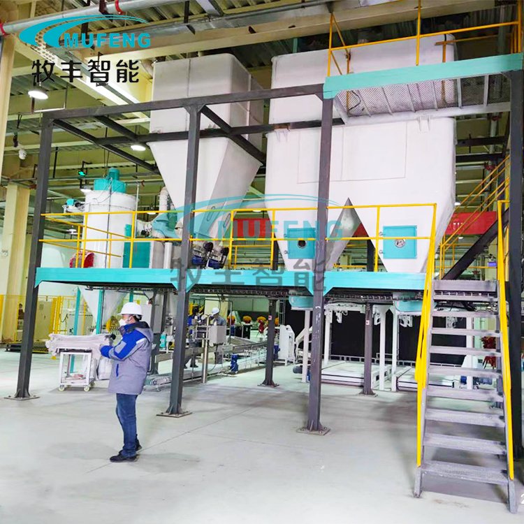 Indonesia Hot Sale 12 Ton 20Ton Poultry Mash Feed Plant Semi Auto Powder Feed Mill