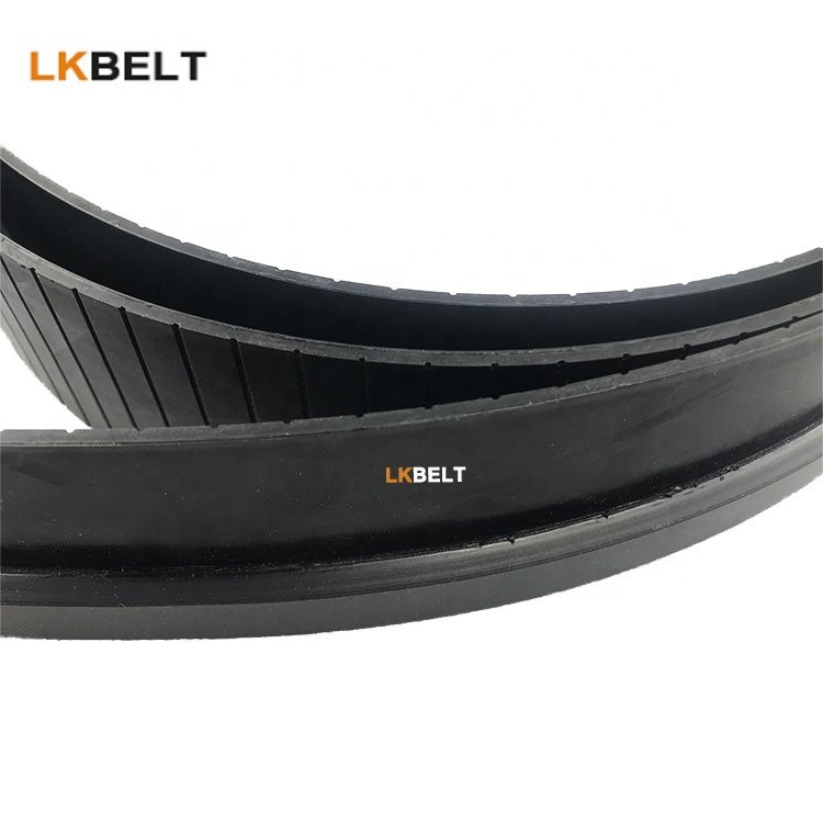 PU material steel cord P2 P3 P4 flat pu timing belt for machinery transmission parts