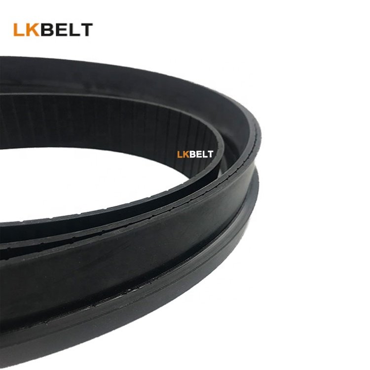 PU material steel cord P2 P3 P4 flat pu timing belt for machinery transmission parts