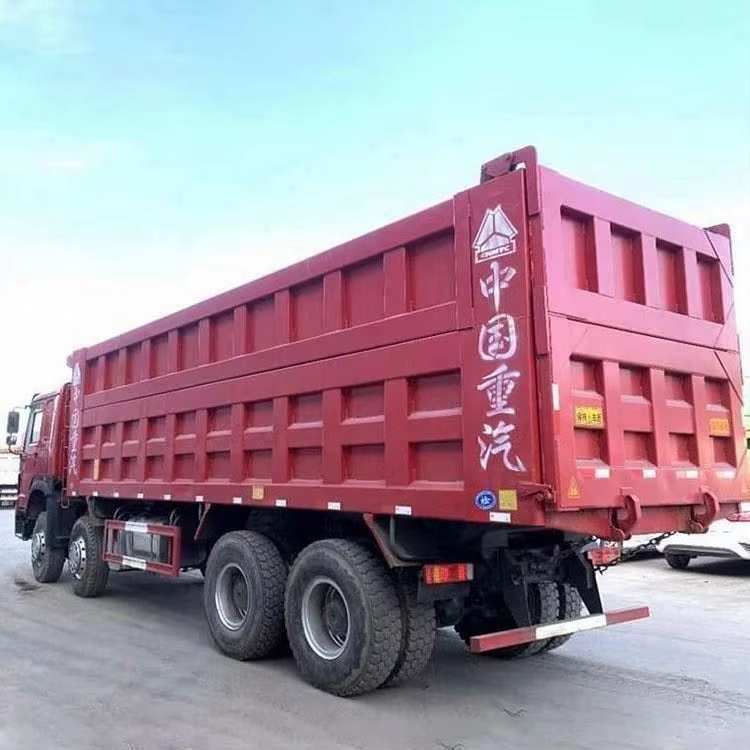 China Top Brand HOWO SINOTRUK 8*4 Mining Dump Truck with 4 Axles and Reinforced Cargo Box in Stock for Sale
