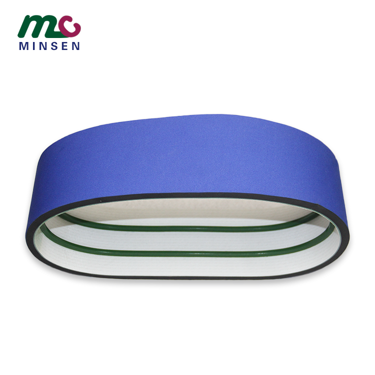 Custom processing plus blue cloth sponge conveyor belt labeling machine belt manufacturers