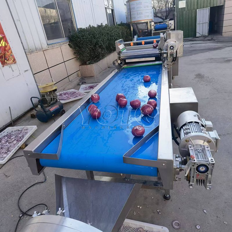 Onion Frying Machine Onion Ring Making Machine Onion Processing Line