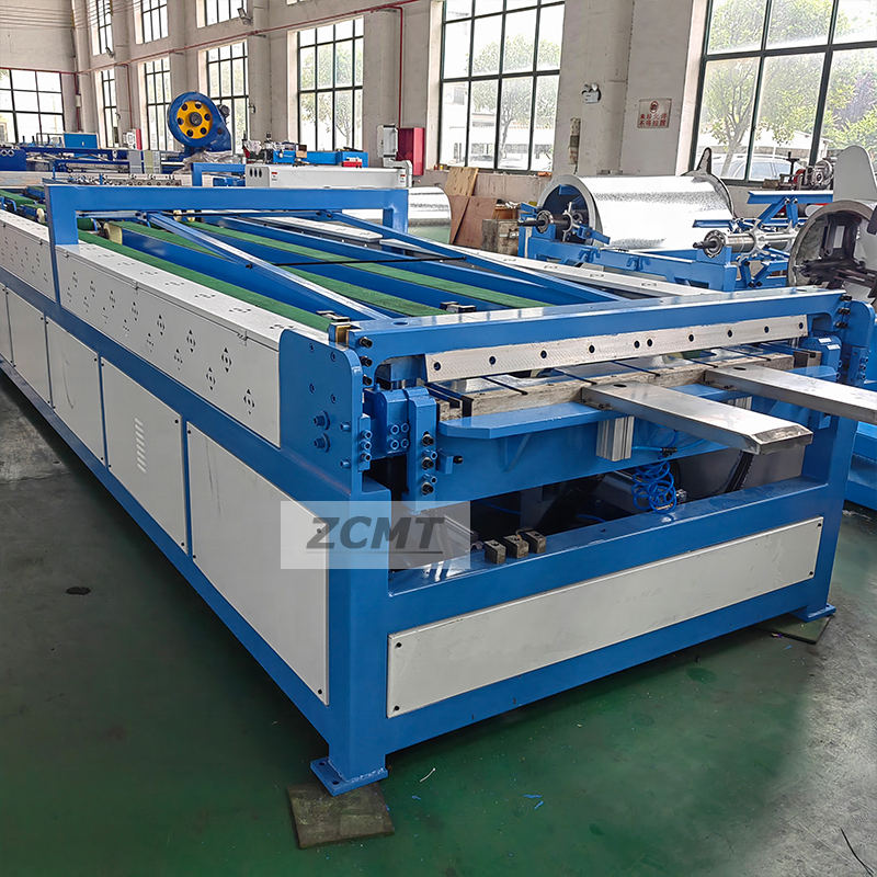 ZCJX Auto Fabrication Making Machine for HVAC Duct Equipment U Shape Duct Production Line 5 Square Ducts Construction Industries