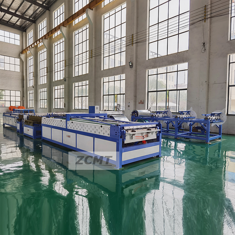 ZCJX Auto Fabrication Making Machine for HVAC Duct Equipment U Shape Duct Production Line 5 Square Ducts Construction Industries