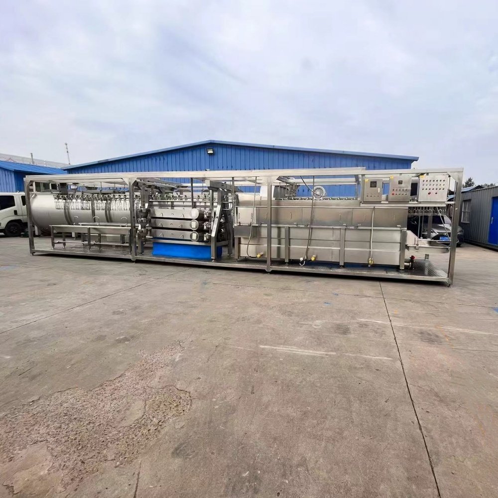 Automatic Mobile Compact Chicken Slaughtering Line 300-1000 Chickens Slaughterhouse Equipment