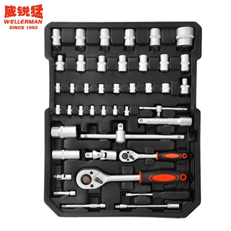 Hot Sales 399pcs Box Case With 9pcs Combination Wrench Socket Spanner Set Mechanical Tools Set Kit