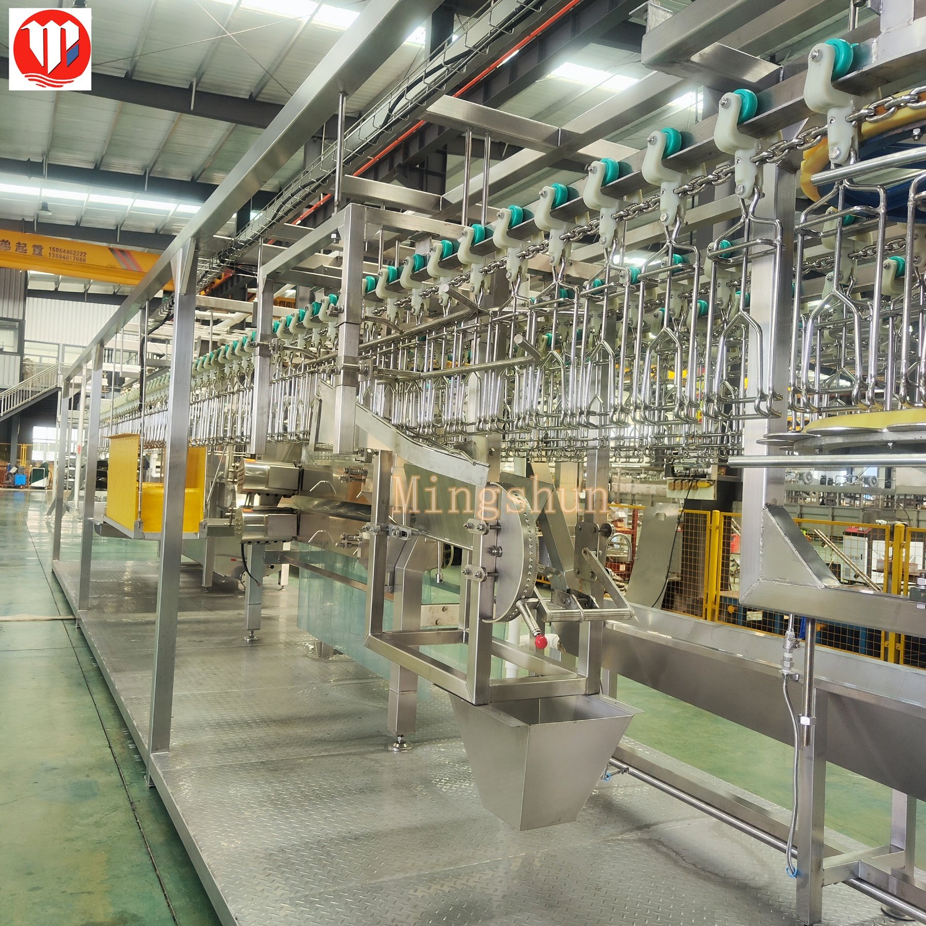 2024 Hot Sale 500 1000 Chickens Per Hour Customized Automatic Compact Line Chicken Slaughter Line for Sale