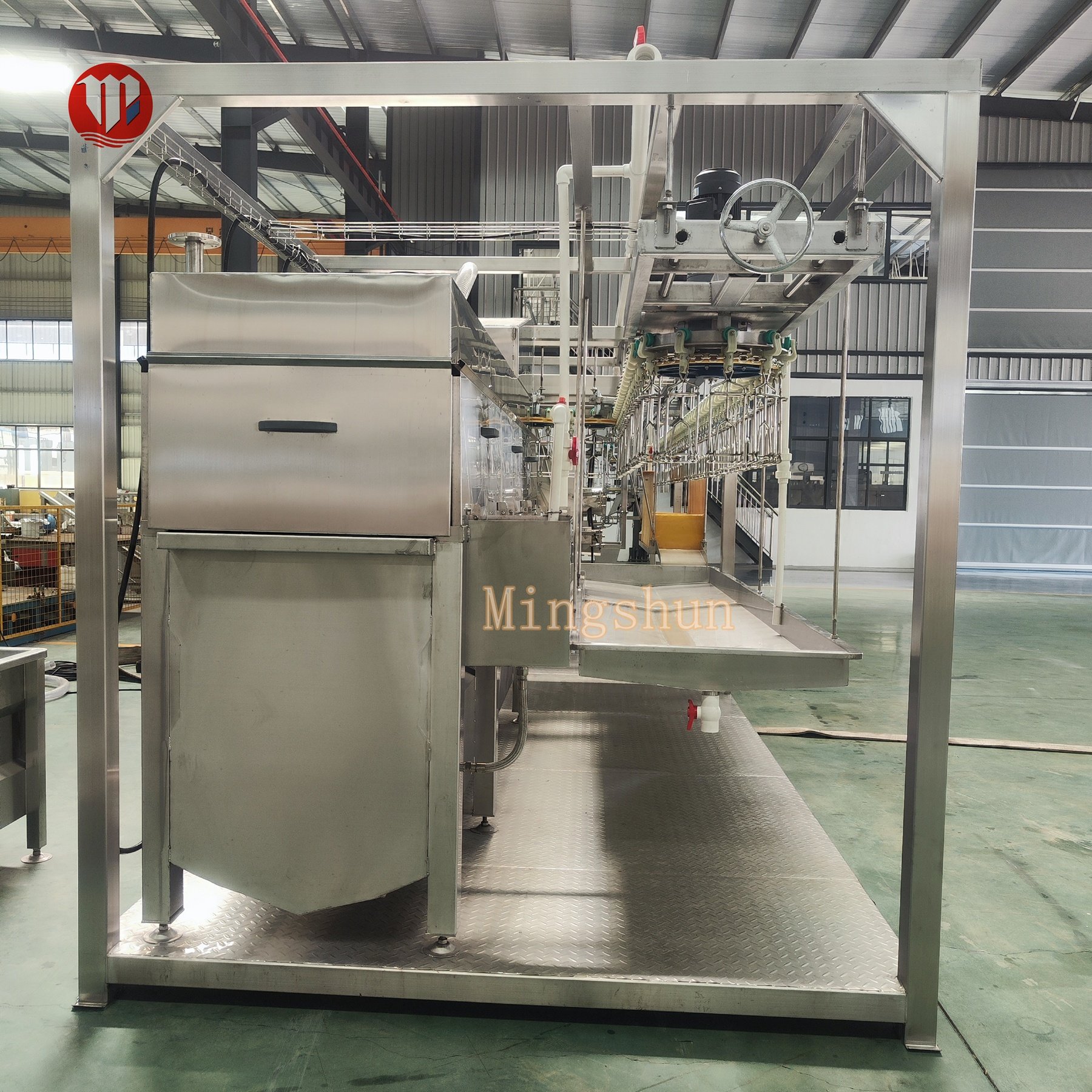 2024 Hot Sale 500 1000 Chickens Per Hour Customized Automatic Compact Line Chicken Slaughter Line for Sale