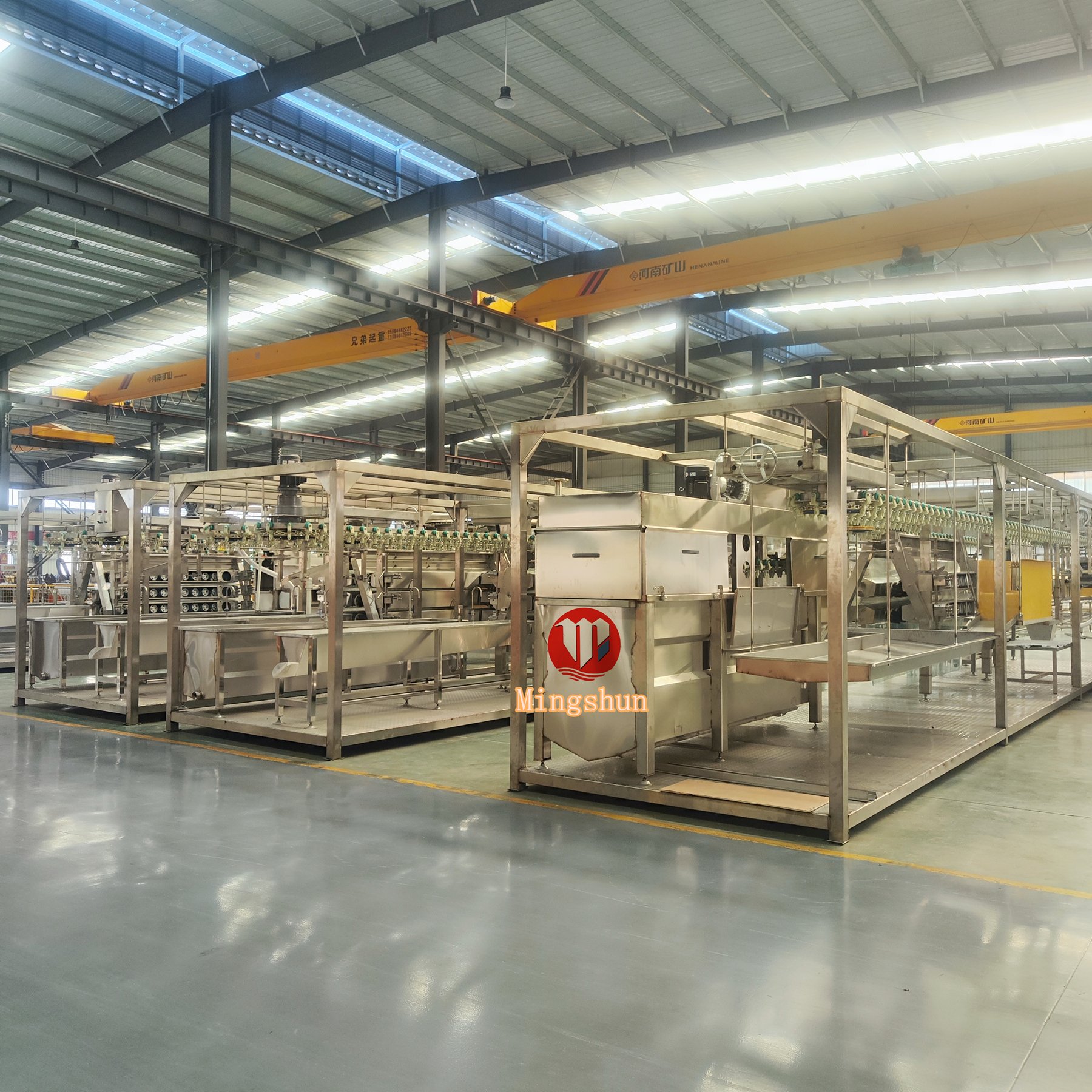 2024 Hot Sale 500 1000 Chickens Per Hour Customized Automatic Compact Line Chicken Slaughter Line for Sale