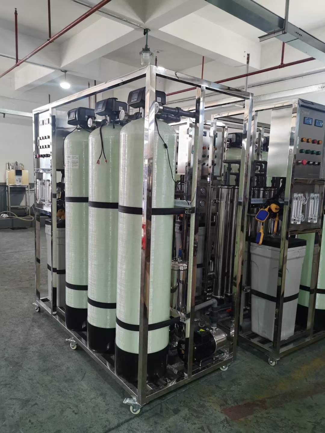 1000LPH Commercial Reverse Osmosis (RO) Water Purification Machine 1000LPH RO Machine Water Softeners Desalination From Ground
