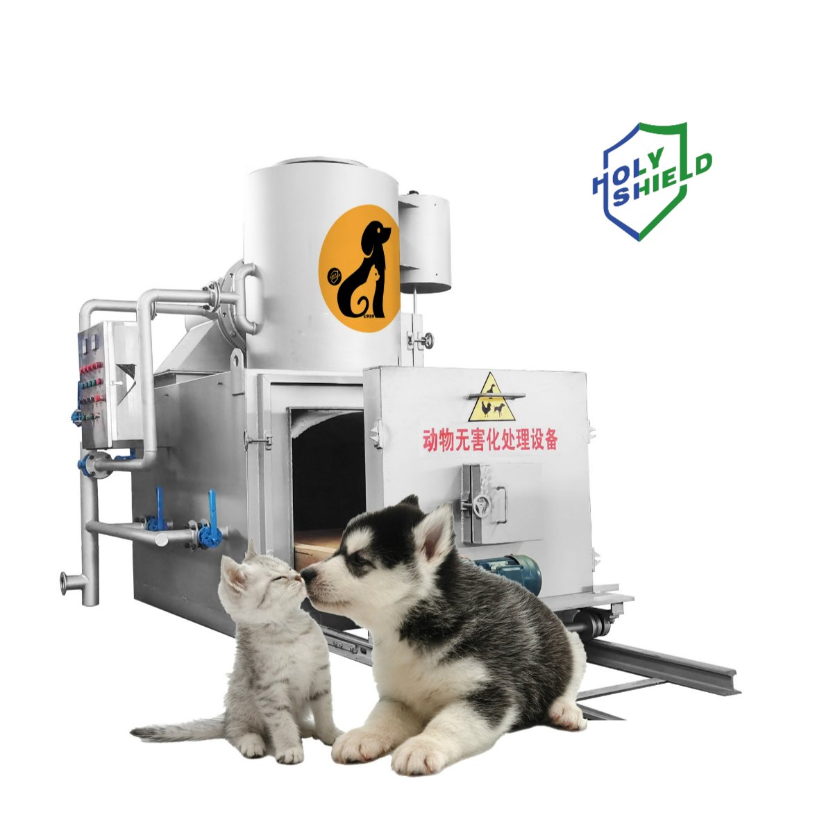 Non-smoking Animal Breeding Centers Small Incinerator Chicken Pet Crematorium Waste Management Equipment