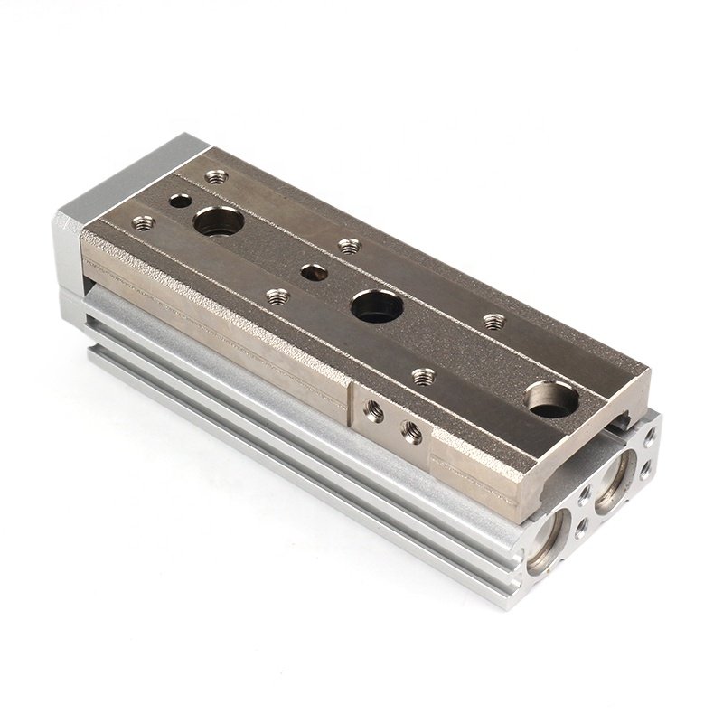 Factory Outlet Pneumatic Slide Cylinder SMC Type MXQ Series Air Slide Table Cylinder
