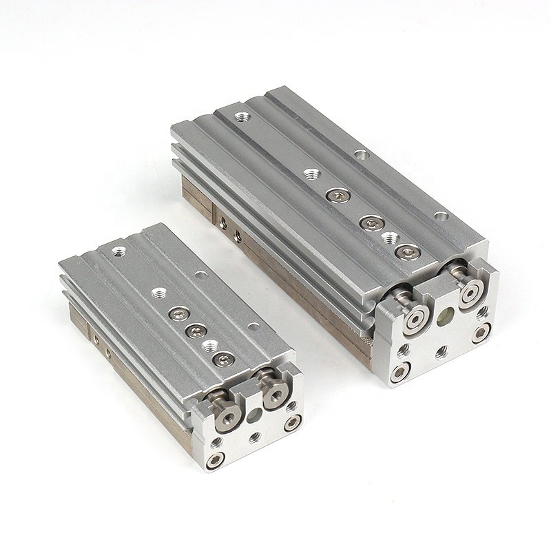 Factory Outlet Pneumatic Slide Cylinder SMC Type MXQ Series Air Slide Table Cylinder