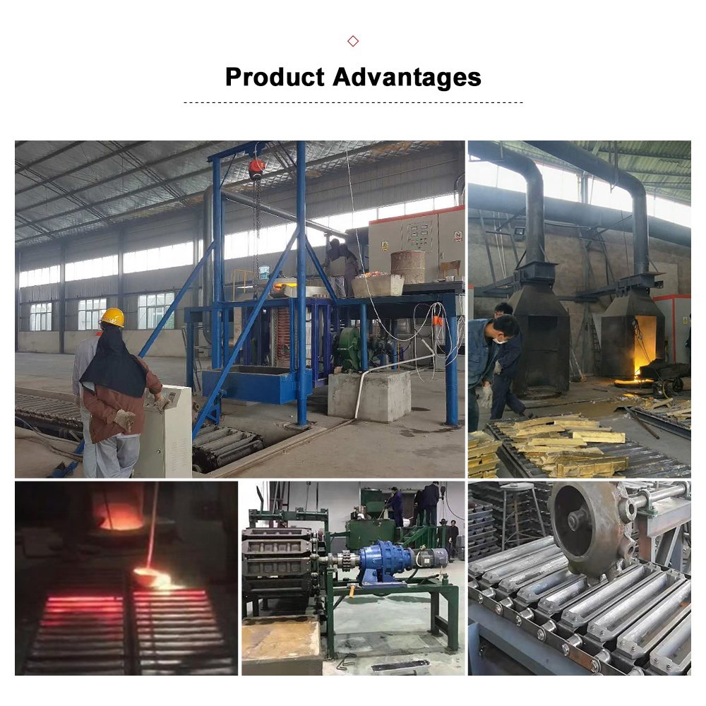 Industrial Furnace Aluminium Ingot Making Conveyor Automatic Casting Machine Production Line