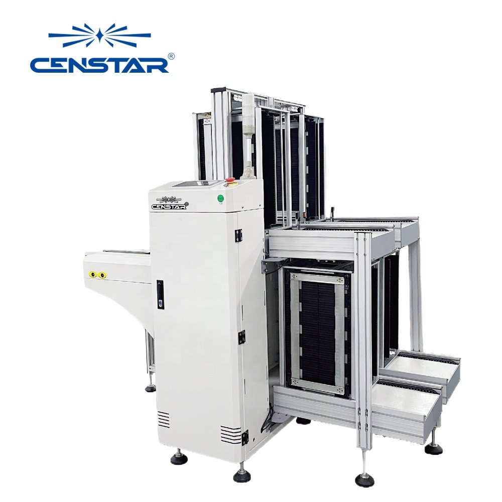 Factory Price Automatic PCB Single Magazine Unloader With Adjustable Speed for SMT Production Line PCBA Magazine Loader Unloader