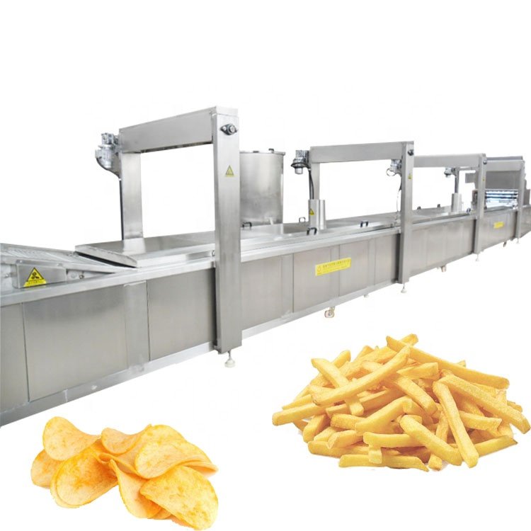 500kg/h Frozen French Fries Machinery Production Line Half French Fries Processing Equipment
