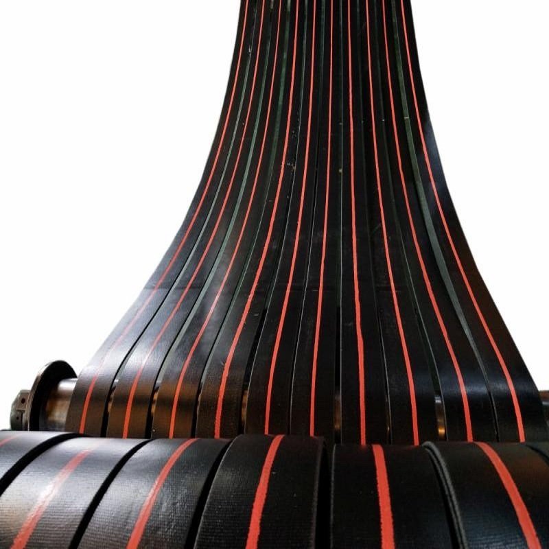 Black color Rubber transmission belt/ bucket conveyor belt