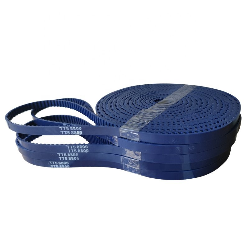 TT5 PU open ended Blue Color Transmission Timing Toothed Belt Circular Knitting Machine
