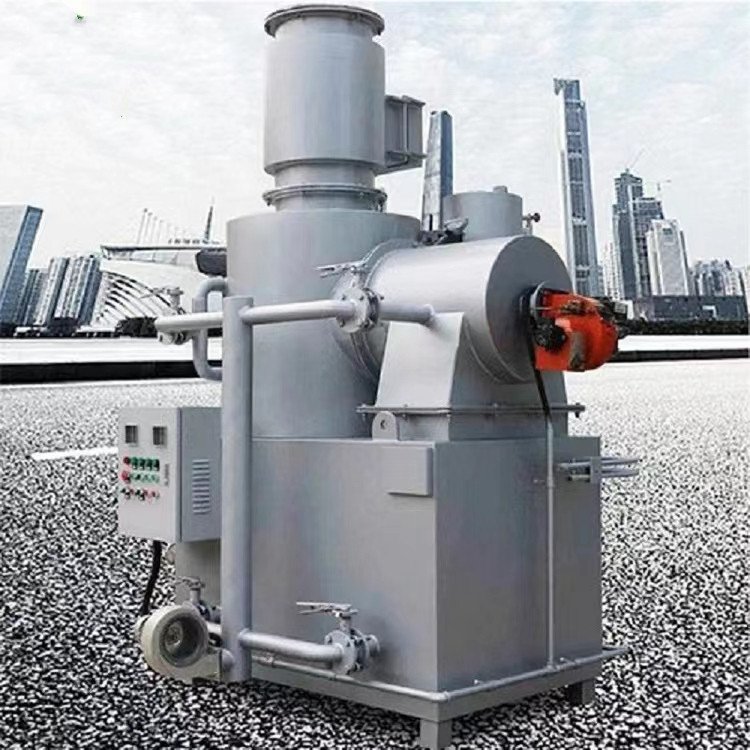 Customized Color Feature 99 % High Purity Building Material Shops Medical Waste Incinerator