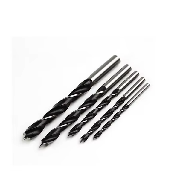 8Pcs Brad Point Drill Bits Carbon Steel Twist Wood Drill Bits Set 3-10mm for Woodworking
