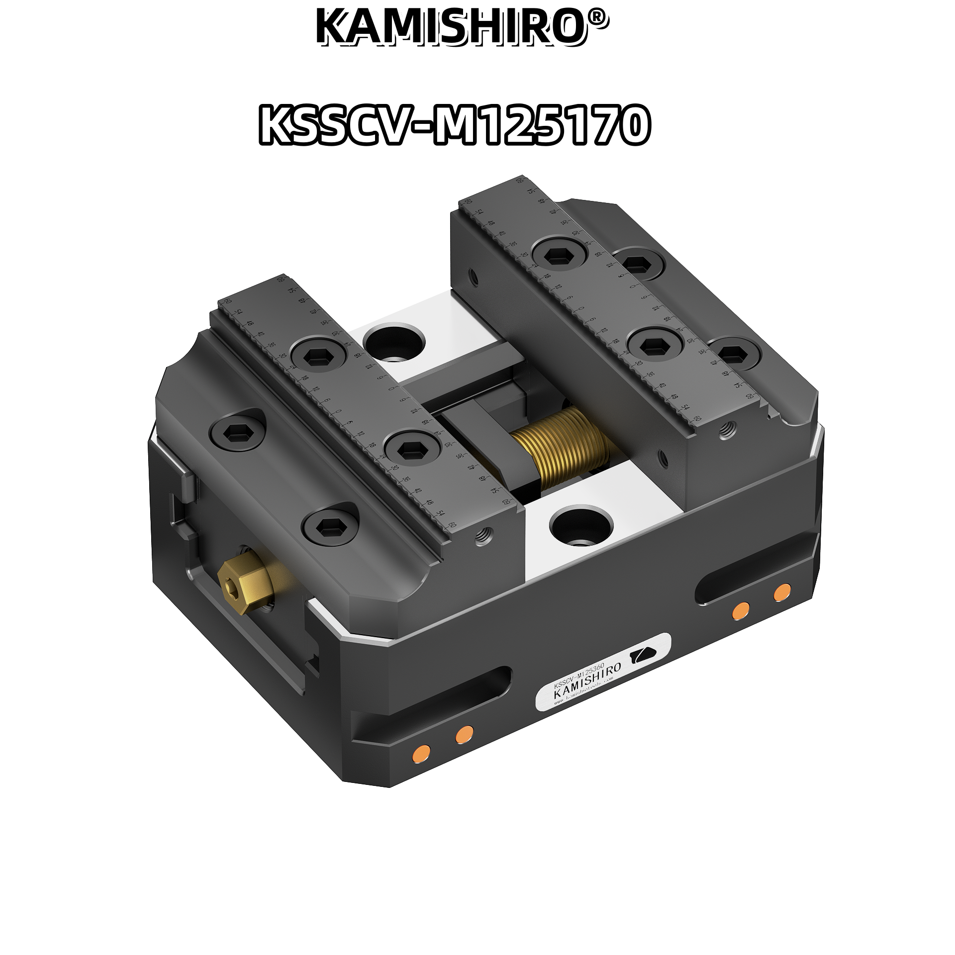 Lang Vise Makro Grip 5thaxis Cnc Tools Self-Centering Vise 125mm for Rotary Table Milling Machine Precision CNC Vice Kamishiro