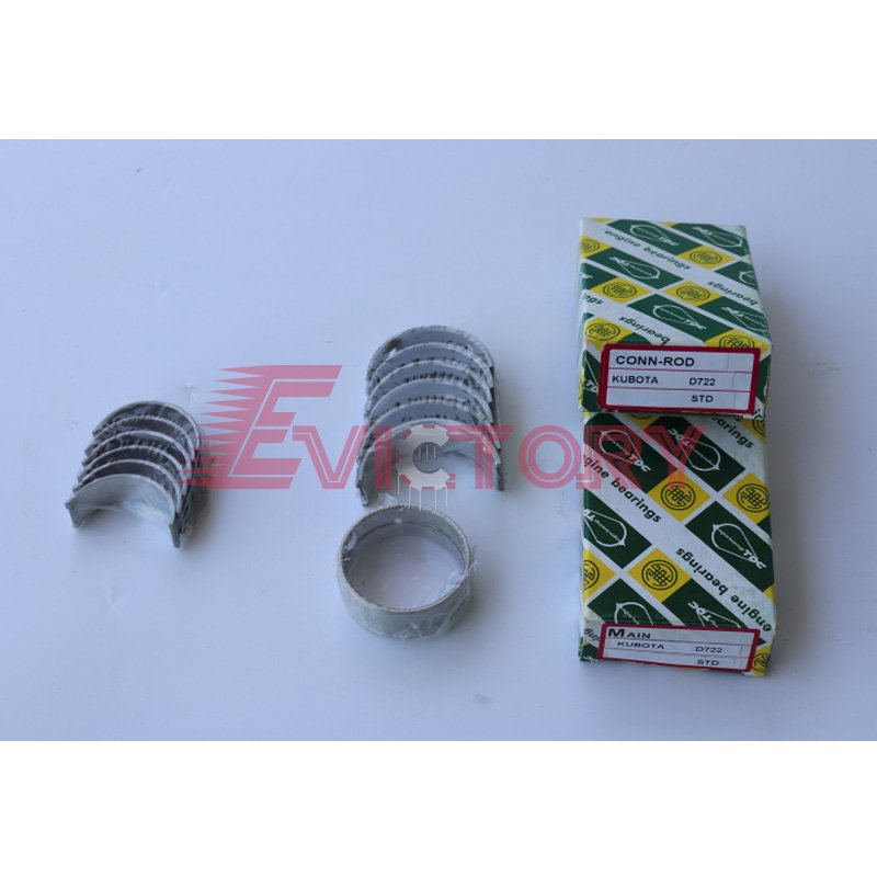 For KUBOTA engines D750 rebuild kit connecting rod big small end bearing set
