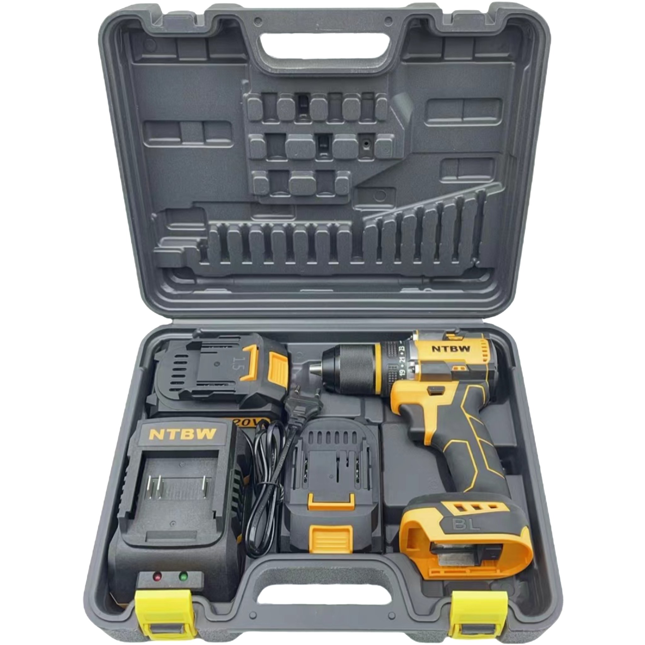 2024 Model Professional Cordless Power Tools Drill Variable Speed 20V Electric Drill For Home Use Battery Power Cordless Drill