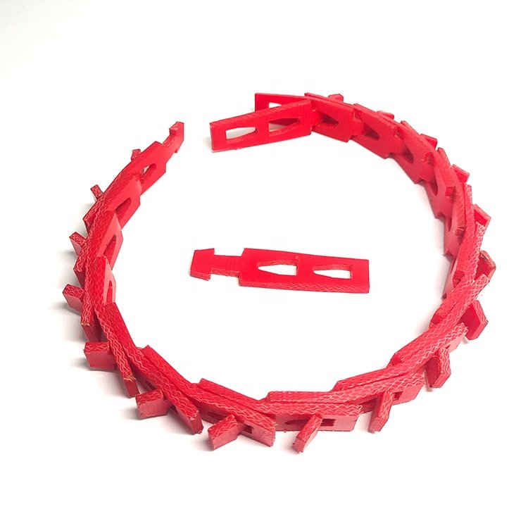 Red Power Twist Link V Belt A13 B17 C22 Z10 Transmission Belt