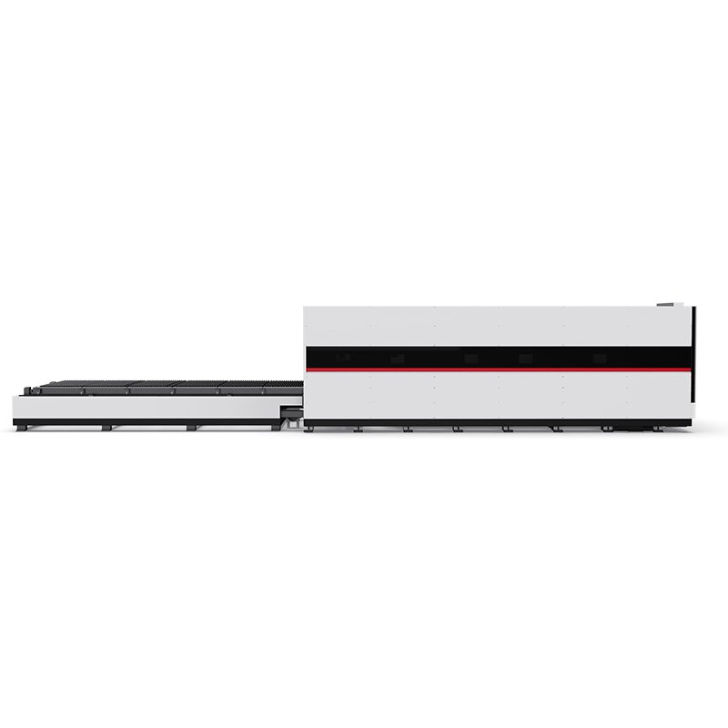 12kw 15kw 12000w Big Size 8m by 2.5m Metal Sheet Fiber Laser Cutting Machine With CE Fully Cover