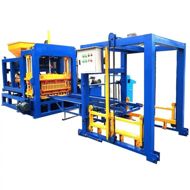 Construction Machinery Equipment QT8-15 Fully Auto Used Brick Making Machine Brick Making Machinery Automatic