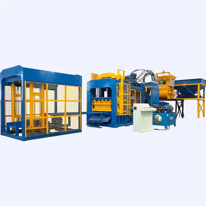 Construction Machinery Equipment QT8-15 Fully Auto Used Brick Making Machine Brick Making Machinery Automatic