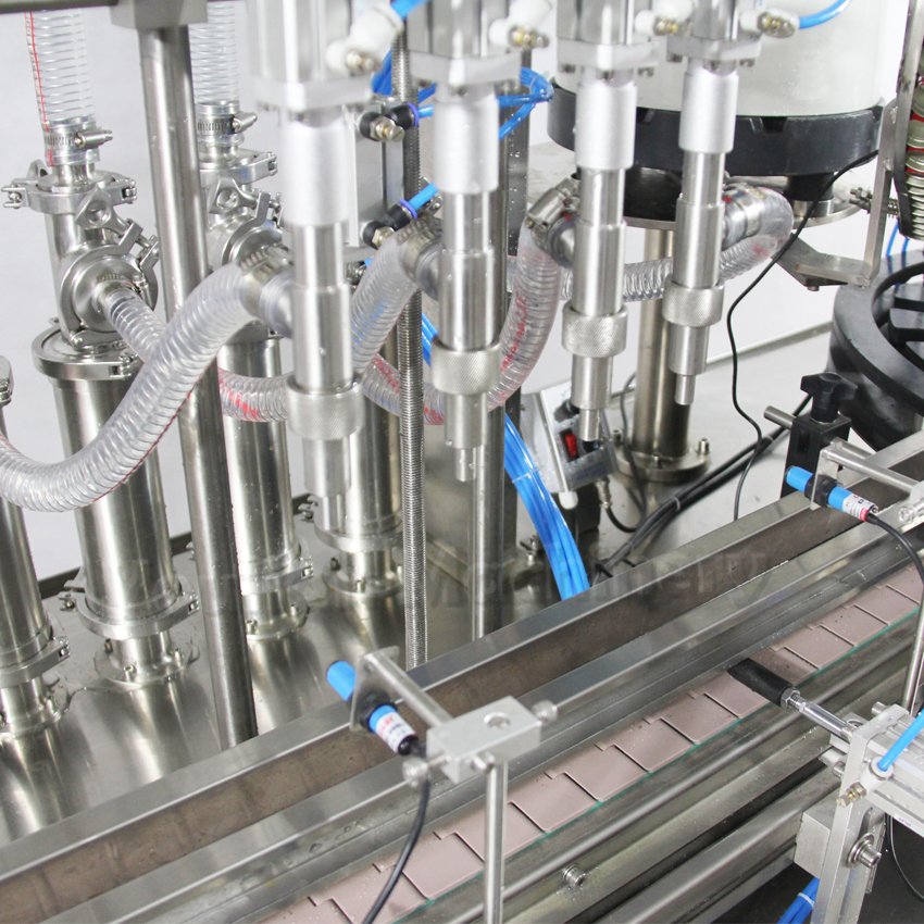 YTSP500 Automatic Monoblock Small Glass Bottle Alcohol Filling and Capping Machine Toilet Paper Production Line Rotary/ Linear