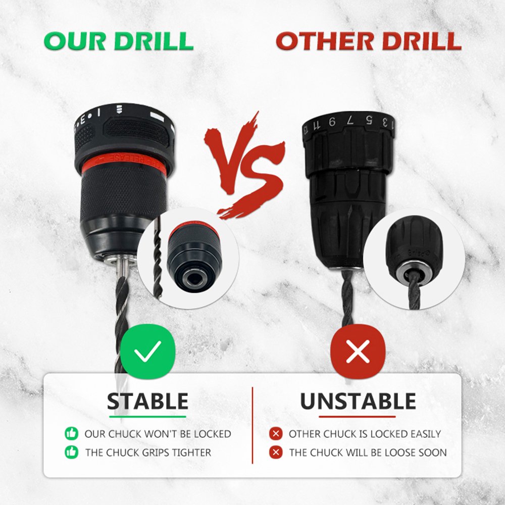 Rechargeable Brushless Bor Cordless Impact Drill Industrial Electric Portable 21v Other Power Drills