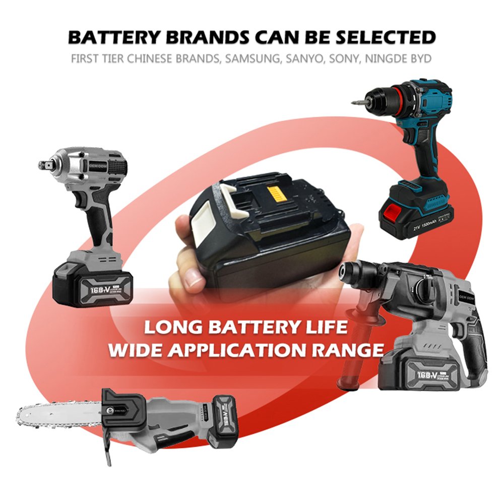 Rechargeable Brushless Bor Cordless Impact Drill Industrial Electric Portable 21v Other Power Drills