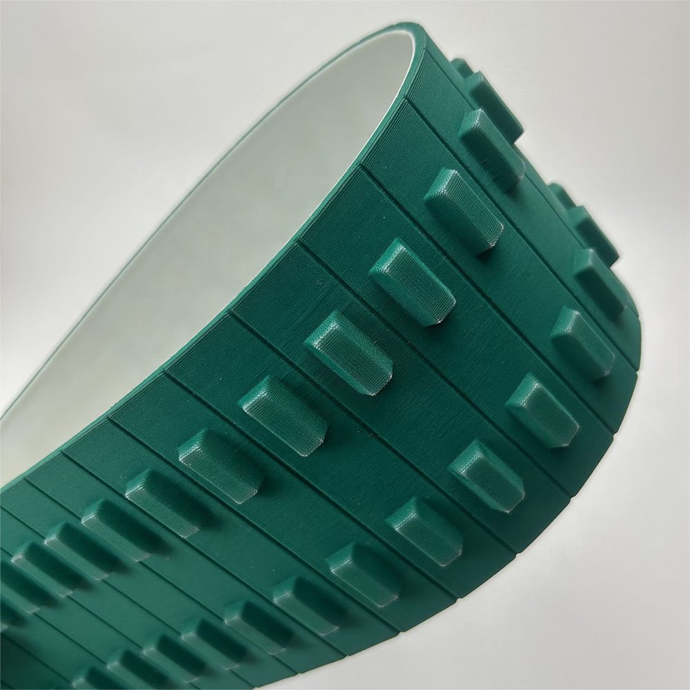Toothed Belt H Type PU Timing Belts with coating PAR-PAZ green nylon Polyurethane Timing Belt