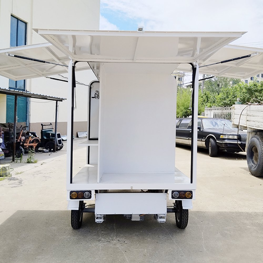 Beer Bar Hotdog Cart Piaggio Ape Electric Tricycle Food Van Cart Mobile Food Truck for Sale Europe