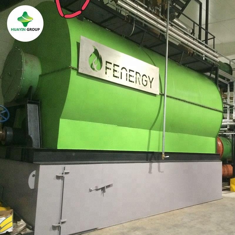 20 Ton Full Auto Tyre Pyrolysis Plant Waste Tire Rubber Recycling to diesel Production Line