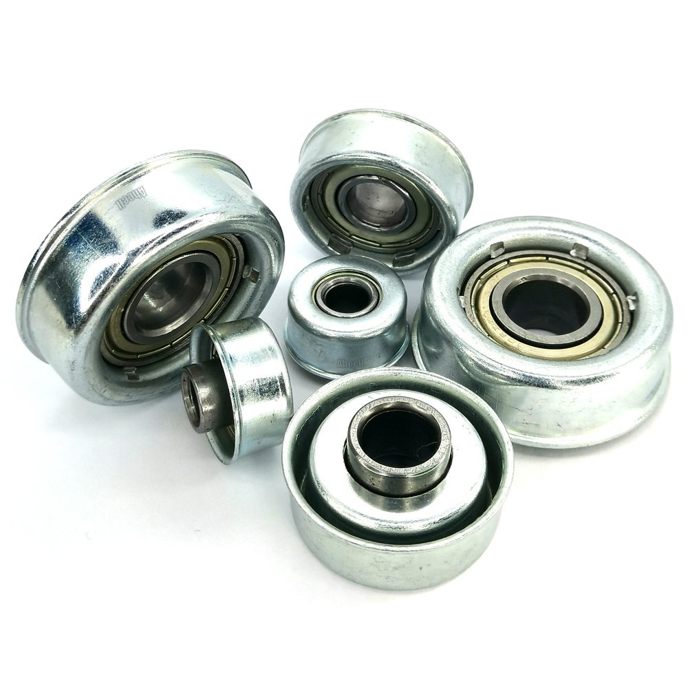 CRB Omniconve Power Pressed Steel Chrome Precision Bearing Insert Pipe Gravity Flow Conveyor Roller End Cap Bearing