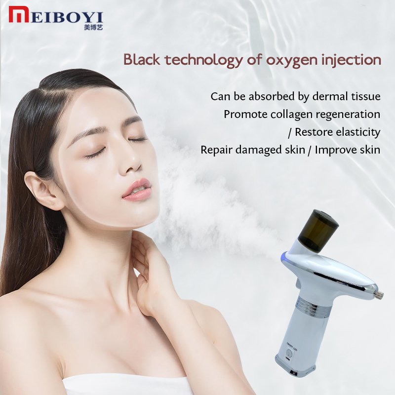 Meiboyi Factory Supply Blue Light Therapy Repair Damaged Skin Hydrating Nano Mist Facial Jet Spray Beauty Salon Equipment