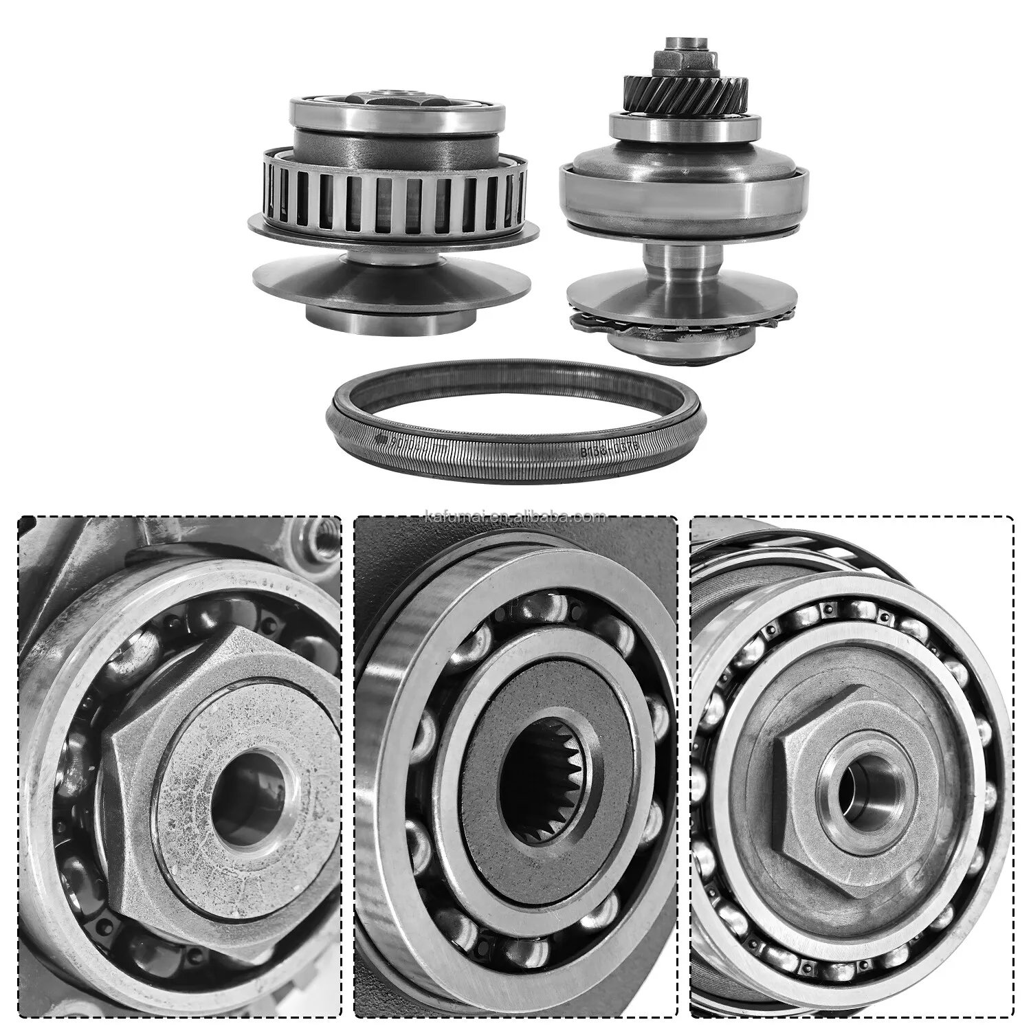 CVT Transmission 29T Pulley Set with Chain Belt & Master Rebuild Kit Fits Nissan