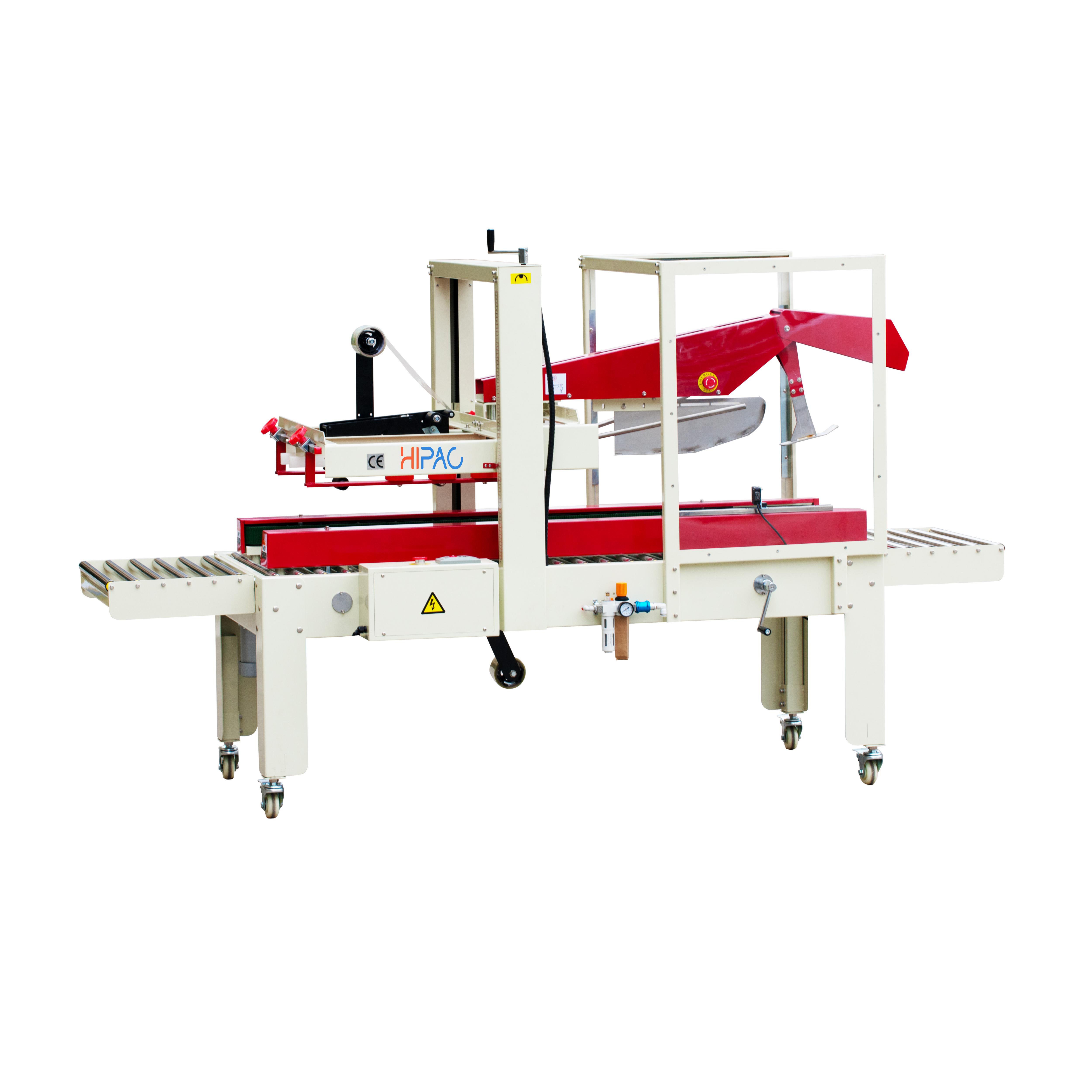 Hipac Automatic Bottle Carton Packing Line Production Line Linea De Embalaje Custom Packaging Line Auto Box Taping Carton Box
