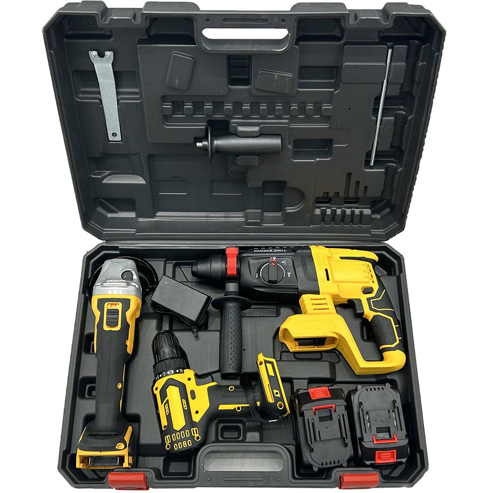 Custom LOGO wholesale new item power tools set with hammer and angle grinder
