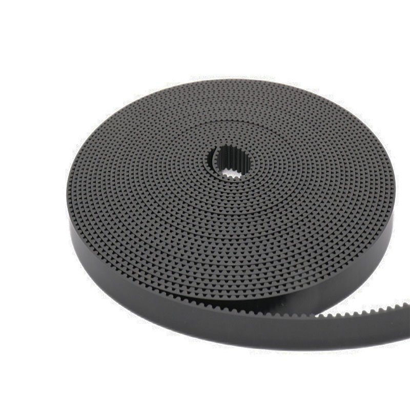 Arc Toothed HTD Type Pitch 5mm Rubber Timing Belt Black Open Synchronous Belt