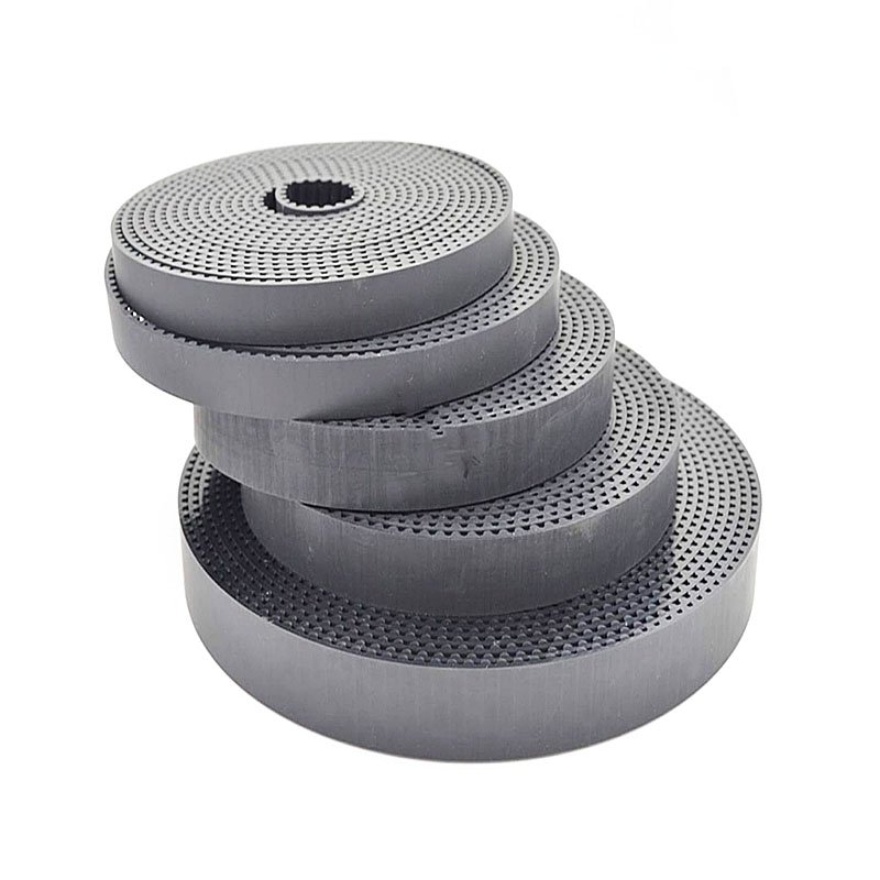 Arc Toothed HTD Type Pitch 5mm Rubber Timing Belt Black Open Synchronous Belt