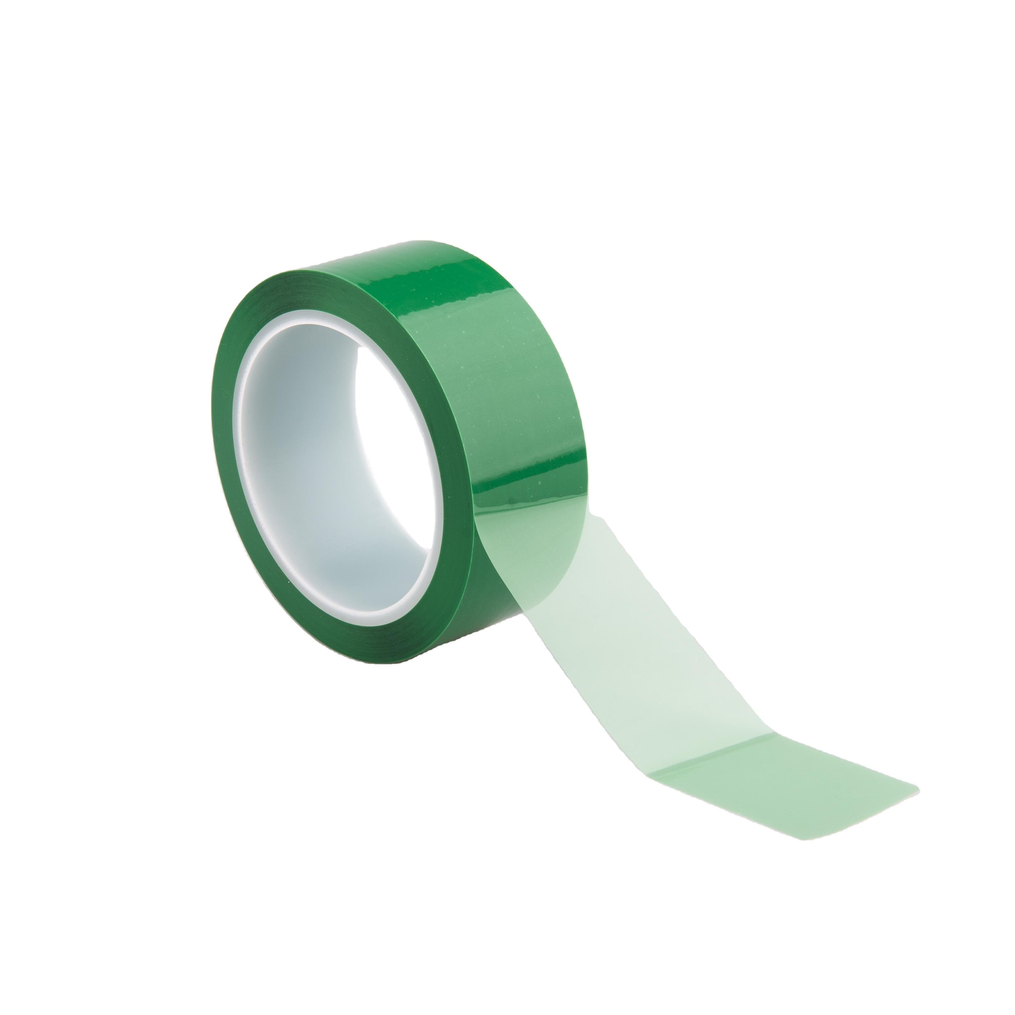 Customisable thickness PET Green High Temperature Tape Silicone Power Adhesive Leather Splicing No Residue Tape