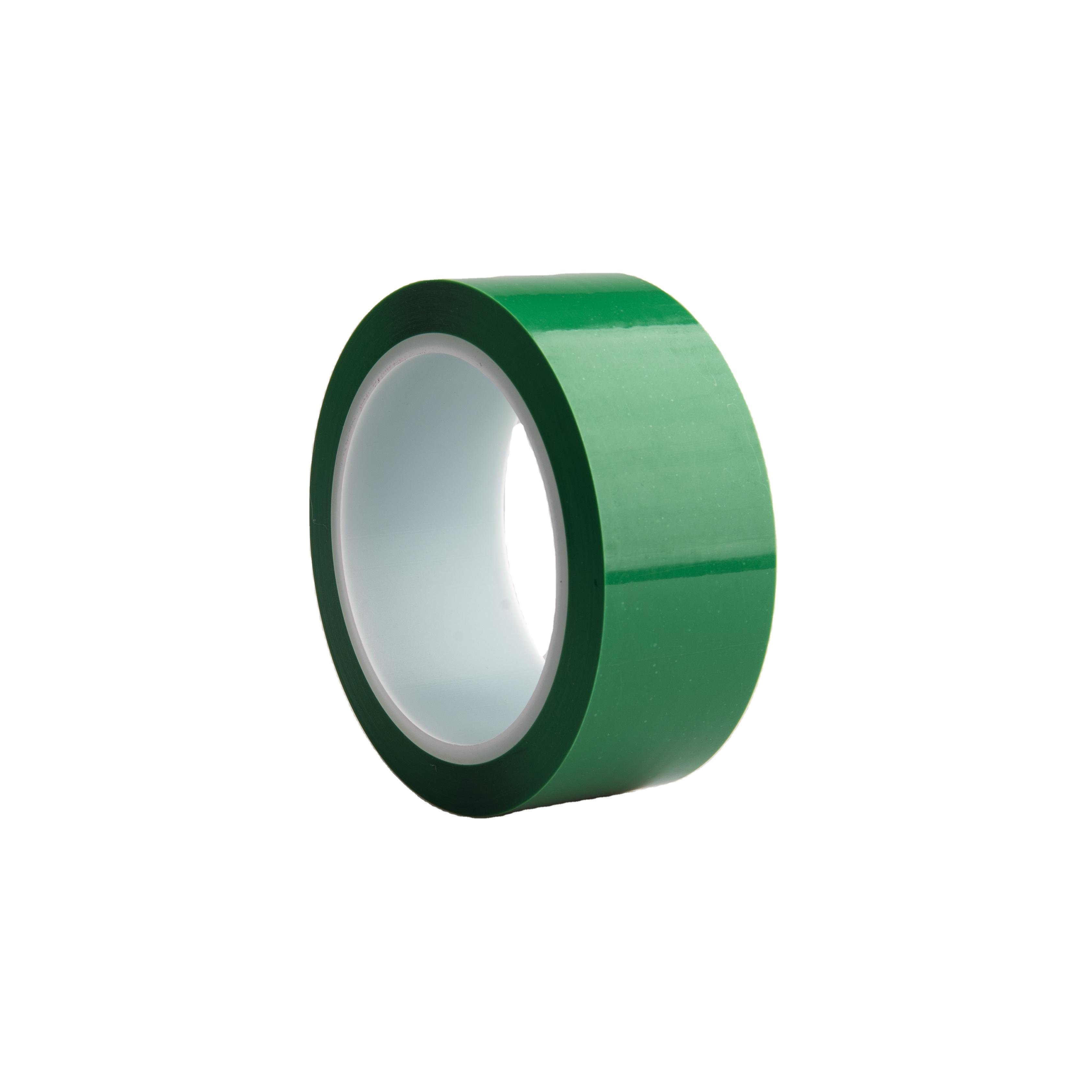 Customisable thickness PET Green High Temperature Tape Silicone Power Adhesive Leather Splicing No Residue Tape